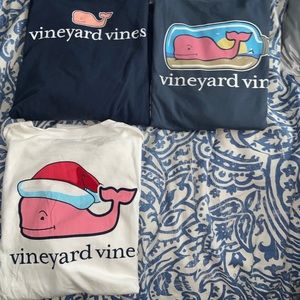 Boys long sleeve size large vineyard vines tshirts